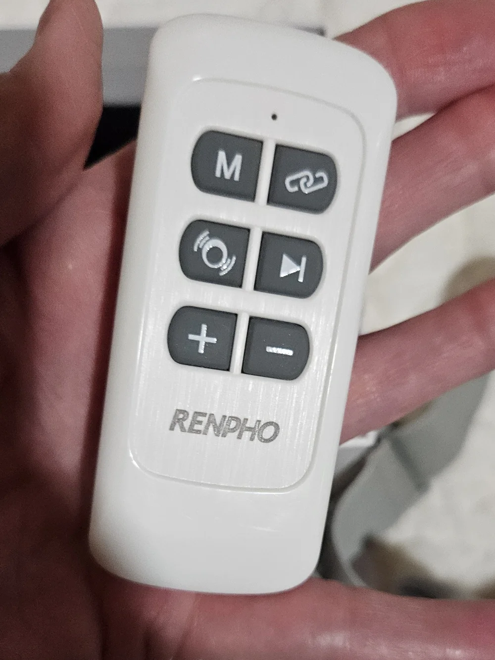RENPHO White Eye Massager with Remote - Soothing Relief